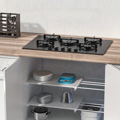 Telescopic Wardrobe Storage Rack Layered Partition Shoe Cabinet Organizer