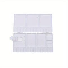 1pc Folding Watercolor Palette Box Plastic Paint Palette Box Art Supplies