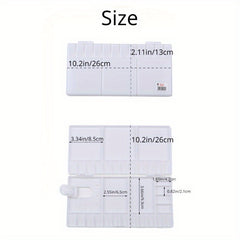 1pc Folding Watercolor Palette Box Plastic Paint Palette Box Art Supplies