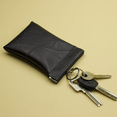 Leather Key Holder Wallet Keyring Coin Purse For Women Men
