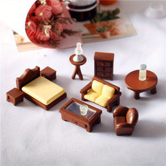 Dollhouse Mini Furniture Set Home Decoration