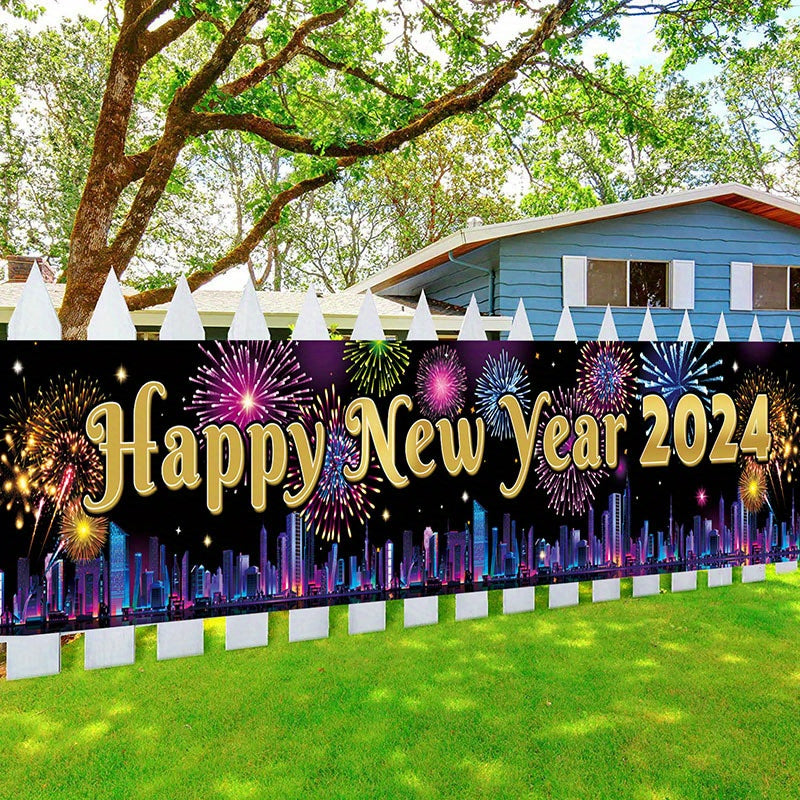 Happy Year Party Decoration Banner Yard Party Decoration Supplies
