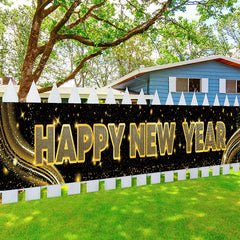 Happy Year Party Decoration Banner Yard Party Decoration Supplies
