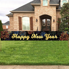 Happy Year Party Decoration Banner Yard Party Decoration Supplies