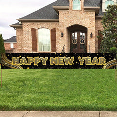 Happy Year Party Decoration Banner Yard Party Decoration Supplies
