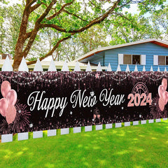 Happy Year Party Decoration Banner Yard Party Decoration Supplies