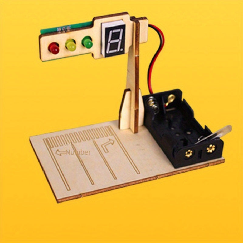 Smart Red/Green Traffic Signal Light Digital Display Countdown Toy