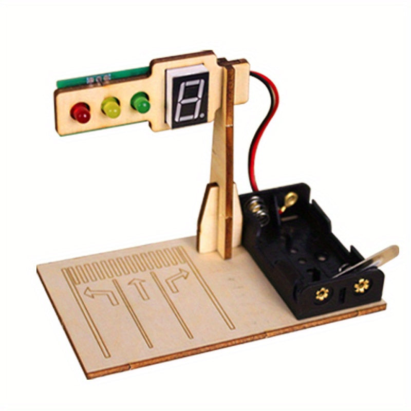 Smart Red/Green Traffic Signal Light Digital Display Countdown Toy