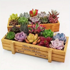 Wooden Storage Box Desktop Organizer Ornament