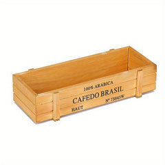 Wooden Storage Box Desktop Organizer Ornament