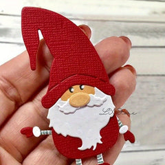 Metal Cutting Dies Stencils Scrapbook Gnome Santa Claus Dec