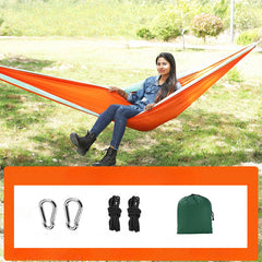 Portable Hammock with Ropes and Carabiners