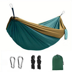 Portable Hammock with Ropes and Carabiners