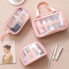 Waterproof Transparent Travel Wash Bag Portable Large Capacity Storage Bag