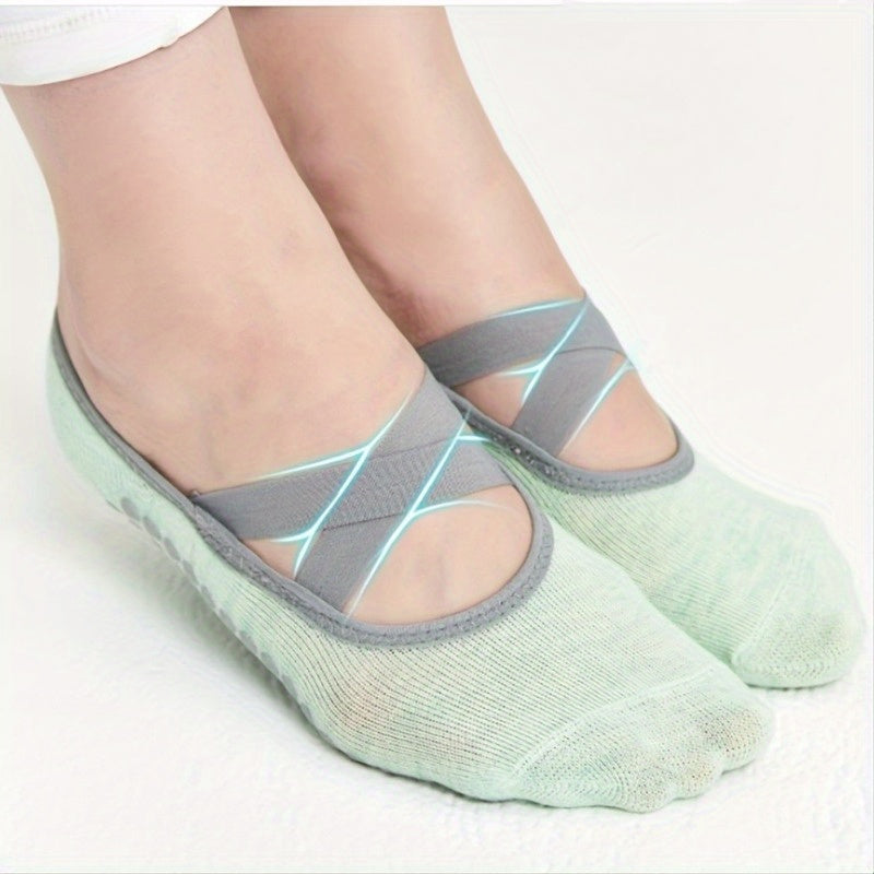 Yoga Grip Bottom Socks Non Slip Cushion