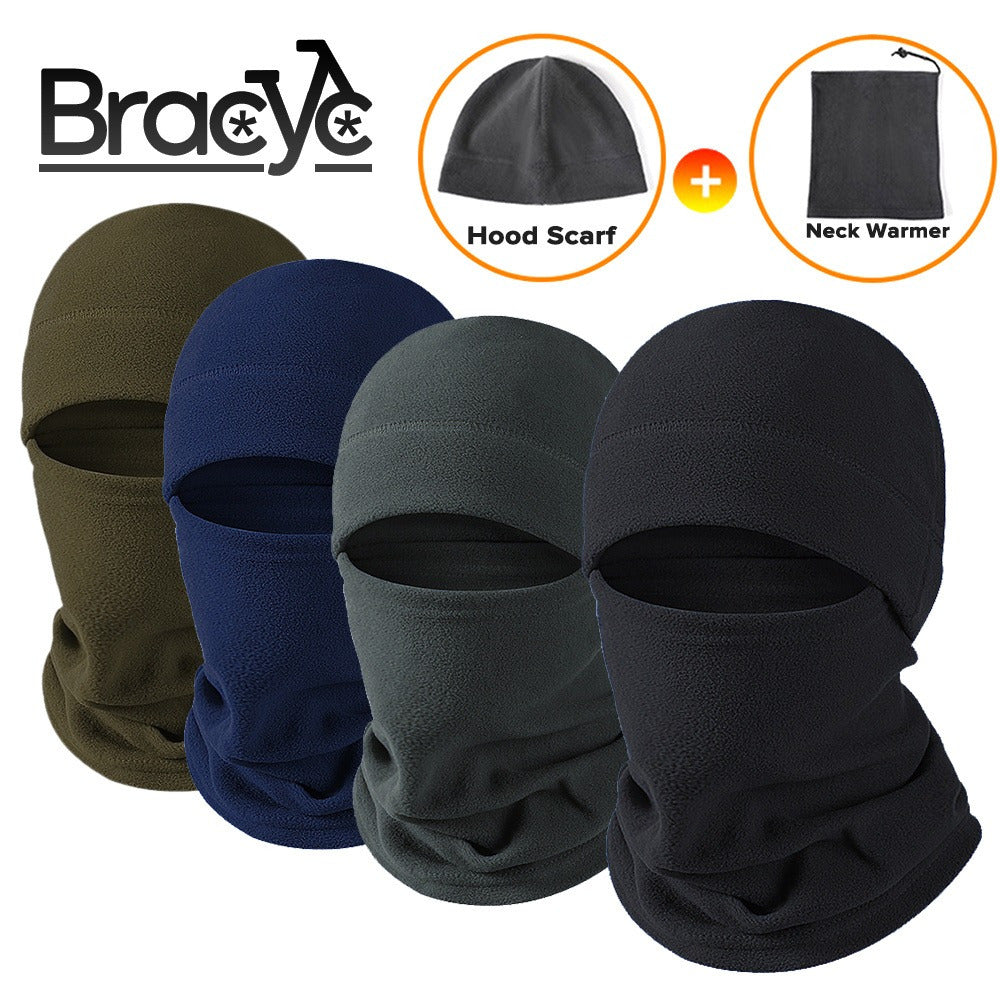 4pcs Winter Balaclava Ski Mask Windproof Hood Face Cover