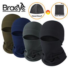 4pcs Winter Balaclava Ski Mask Windproof Hood Face Cover