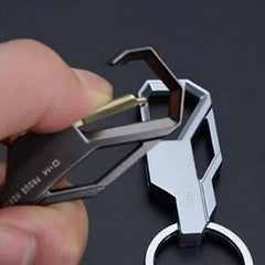 Metal Keychain Key Ring for Men Outdoor Camping Hiking