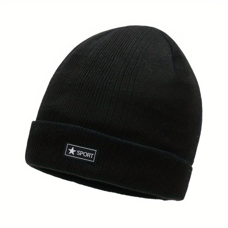 Men's Knitted Beanie Hats Winter Warm Thick Skull Cap
