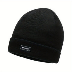 Men's Knitted Beanie Hats Winter Warm Thick Skull Cap