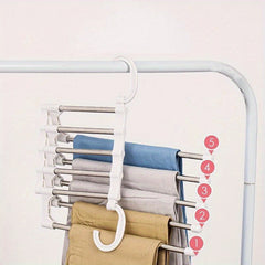 Folding Pants Storage Rack Closet Organizer - Hotel Restaurant