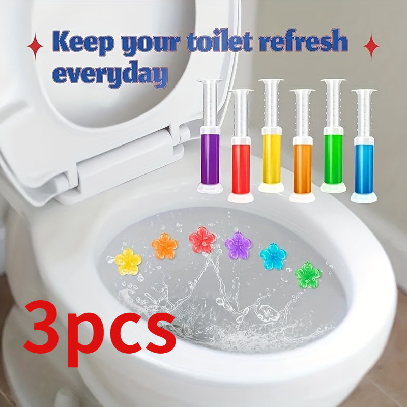 Toilet Gel Stamp Deodorant Automatic Freshener Restroom Air