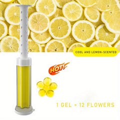 Toilet Gel Stamp Deodorant Automatic Freshener Restroom Air