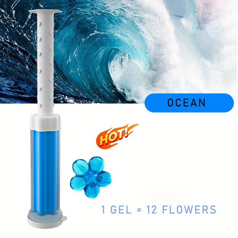 Toilet Gel Stamp Deodorant Automatic Freshener Restroom Air