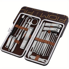 Nail Clippers Fingernail & Toenail Cutter Manicure Tool 22pcs set