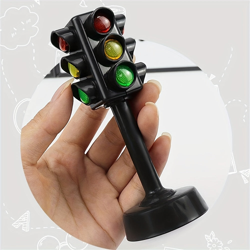 2pcs Traffic Light Toys Mini Signal Light Model Kindergarten Gift