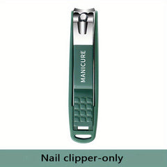 Nail Clippers Fingernail & Toenail Cutter with Splash-proof Scissor