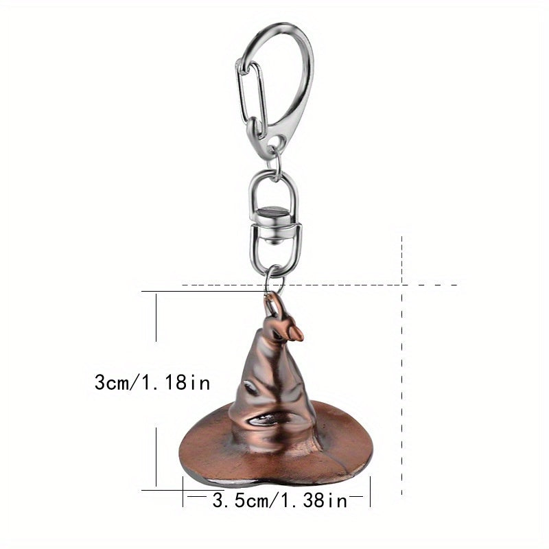 Cartoon Magic Hat Keychain Bag Pendant Gift Men Women