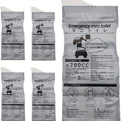 4pcs 5pcs Outdoor Emergency Urinate Bags 700ml Easy Take Piss Bags
