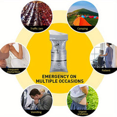 4pcs 5pcs Outdoor Emergency Urinate Bags 700ml Easy Take Piss Bags