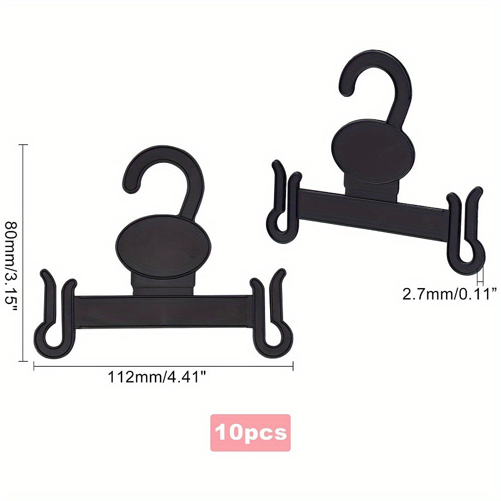 10pcs Slippers Hanger Plastic Shoe Rack Space Saving Organizer for Bathroom