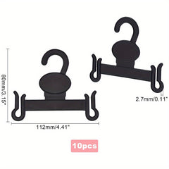 10pcs Slippers Hanger Plastic Shoe Rack Space Saving Organizer for Bathroom
