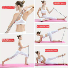 8-Shaped Yoga Resistance Puller Elastic Band for Strength Training