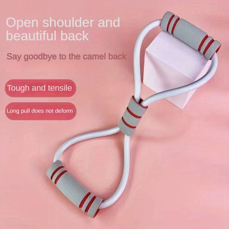 8-Shaped Yoga Resistance Puller Elastic Band for Strength Training