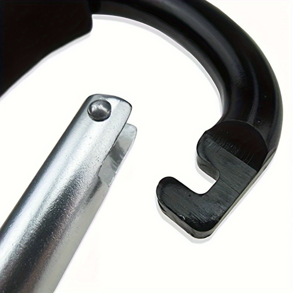 Aluminum Carabiner Keychain w/ Sponge Handle for Camping & Hiking