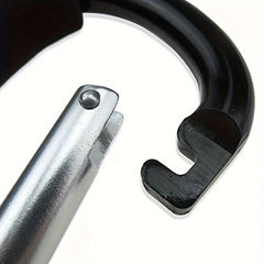 Aluminum Carabiner Keychain w/ Sponge Handle for Camping & Hiking