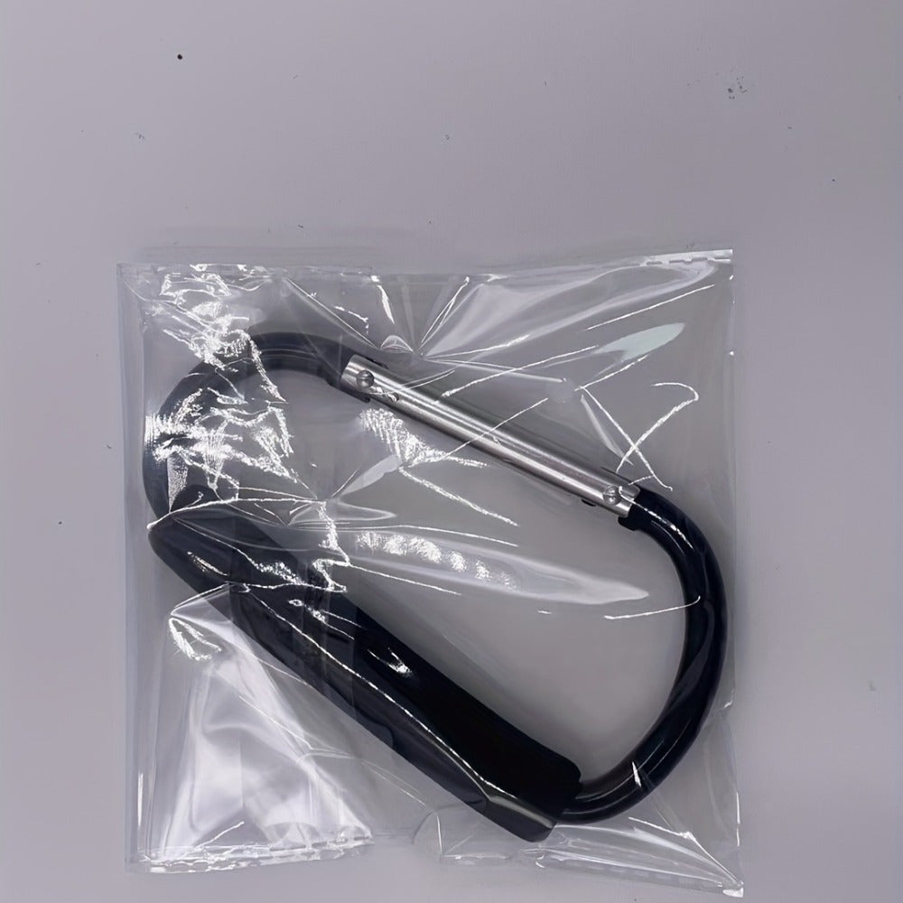Aluminum Carabiner Keychain w/ Sponge Handle for Camping & Hiking