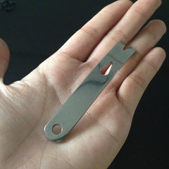Mini Crank Crowbar Pocket Pry Bar Stainless Steel Repair Tool