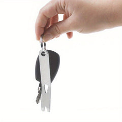 Mini Crank Crowbar Pocket Pry Bar Stainless Steel Repair Tool