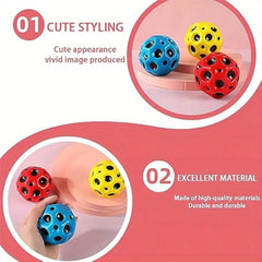 3pcs Space Ball High Bouncing Foam Ball Improve Coordination