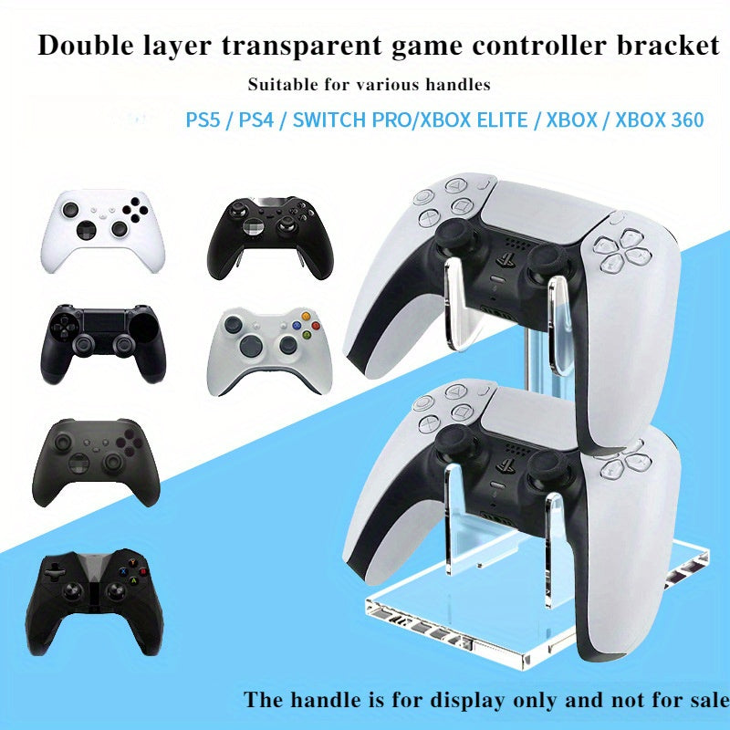 Dual Controller Stand Game Accessory for Wireless Gamepad