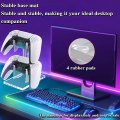 Dual Controller Stand Game Accessory for Wireless Gamepad