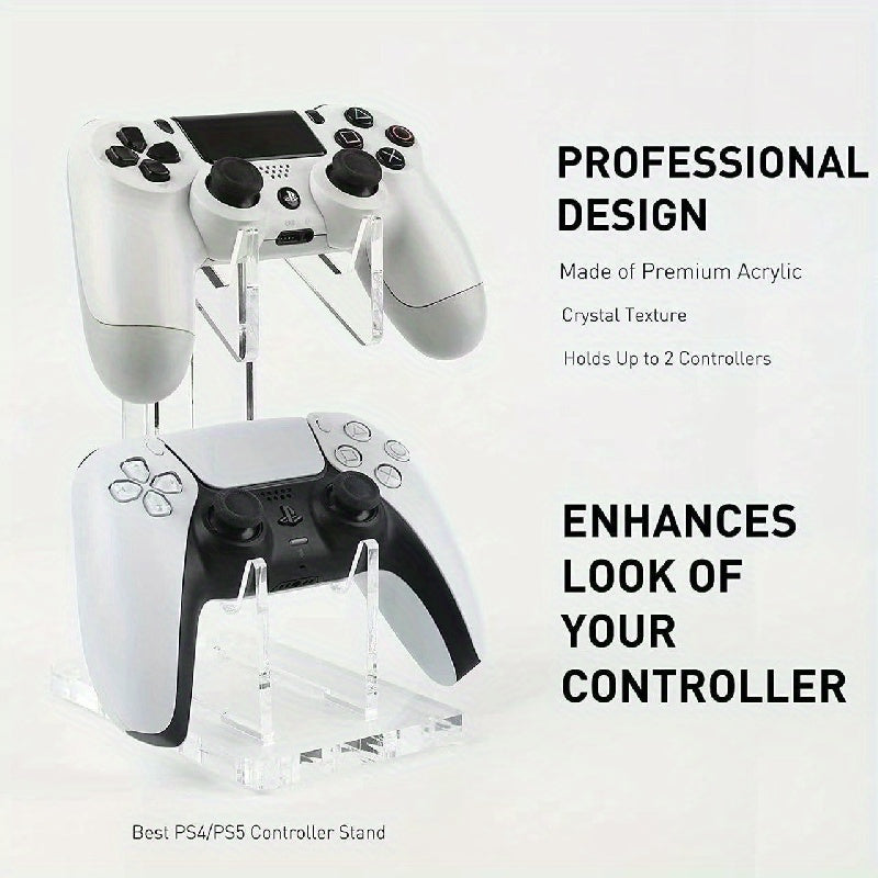 Dual Controller Stand Game Accessory for Wireless Gamepad