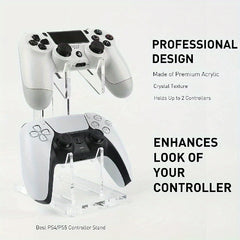 Dual Controller Stand Game Accessory for Wireless Gamepad