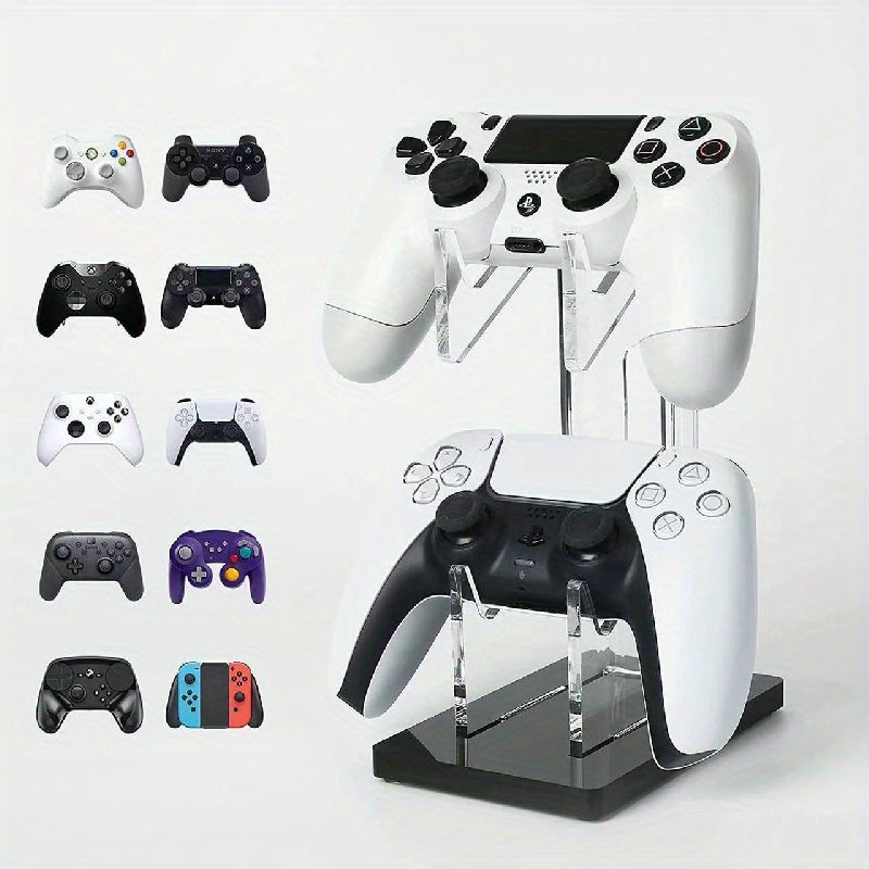 Dual Controller Stand Game Accessory for Wireless Gamepad