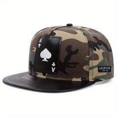Ace Patch Baseball Cap Sun Hat Trucker Hat Outdoor Fishing Hiking